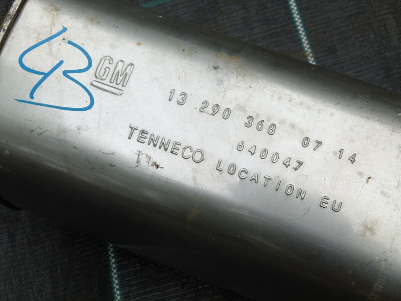 VAUXHALL ZAFIRA PIPE & EXHAUST MUFFLER BOX SILENCER *CUT TO ORDER 13290368