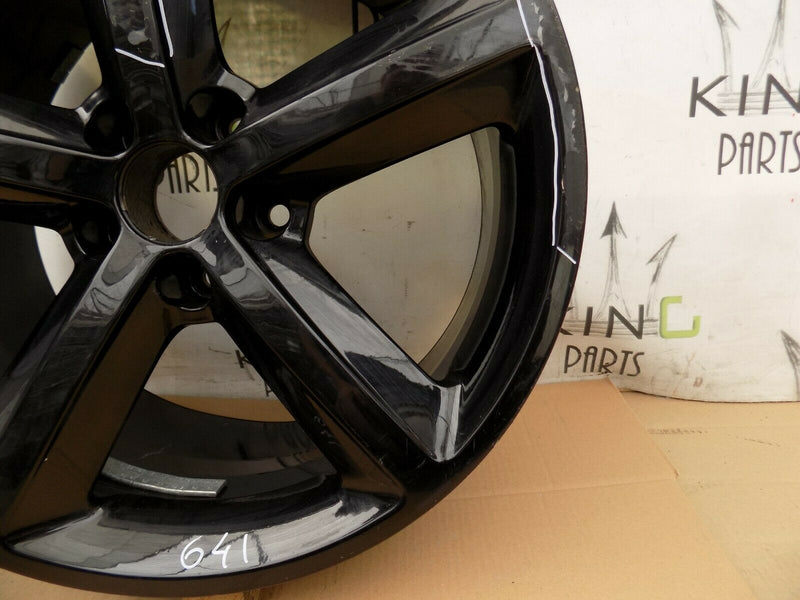 AUDI A5 18" INCH RIM ALLOY WHEEL 8.5J X16H2 ET29 BLACK GLOSS 8T0601025M