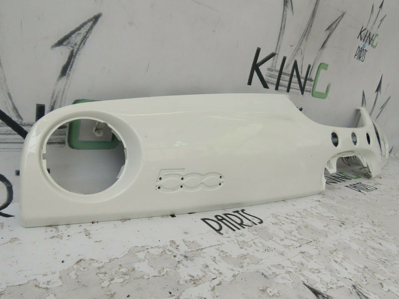FIAT 500 2016-ON DASHBOARD LEFT & RIGHT TRIM PLASTIC PANEL WHITE RHD 735627503