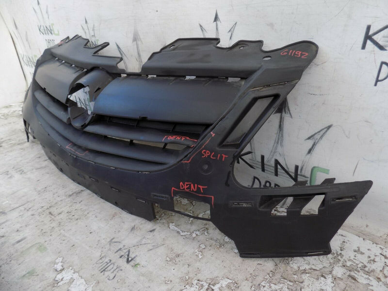 VAUXHALL CORSA D 2006-2009 FRONT BUMPER UPPER RADIATOR GRILL PN:13179940