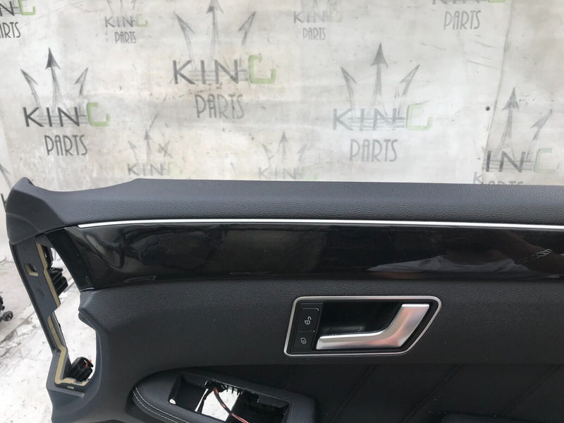MERCEDES W212 2010-2015 FRONT DOOR LEATHER CARD COVER RIGHT DRIVER SIDE