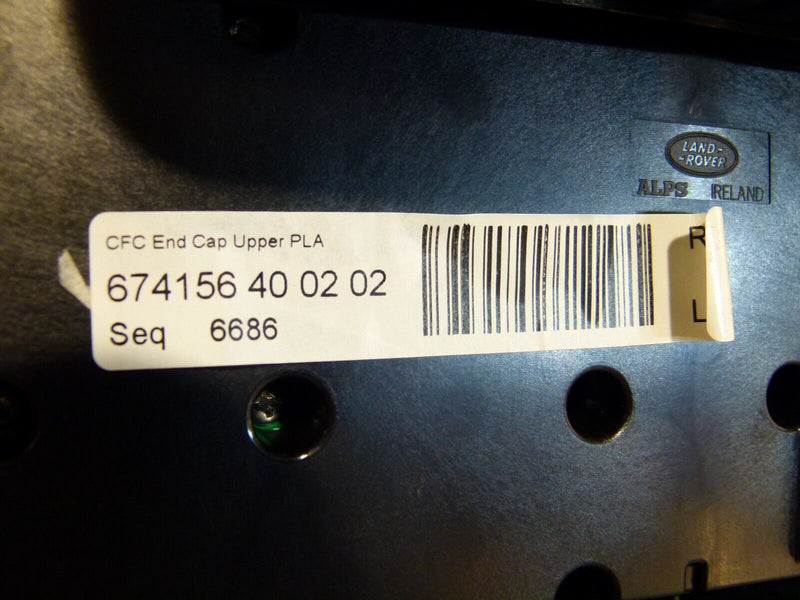 RANGE ROVER SPORT 13-17 L494 AIR CON SWITCH PANEL CONSOLE 674156400202