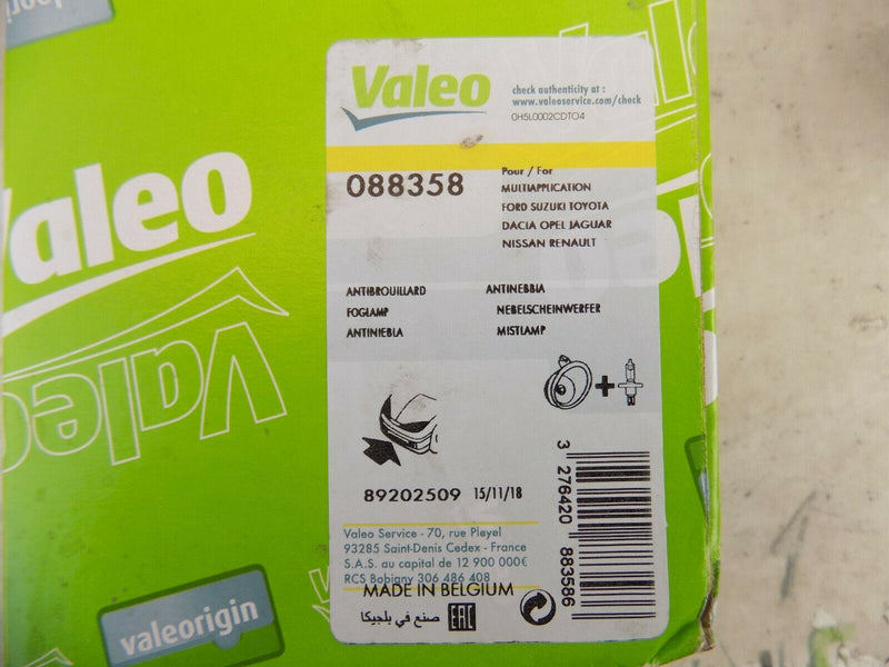 MULTIAPPLICATION DRIVER RIGHT SIDE HALOGEN FRONT BUMPER FOG LIGHT 89202509