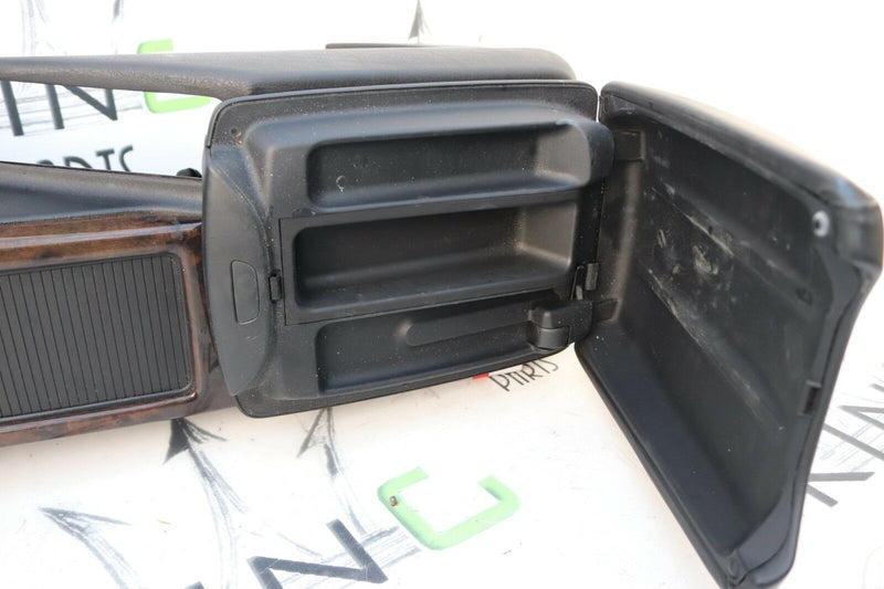 BMW X5 E53 2000-2006 CENTRE CONSOLE WITH ARMREST BLACK LEATHER & WOOD EFFECT