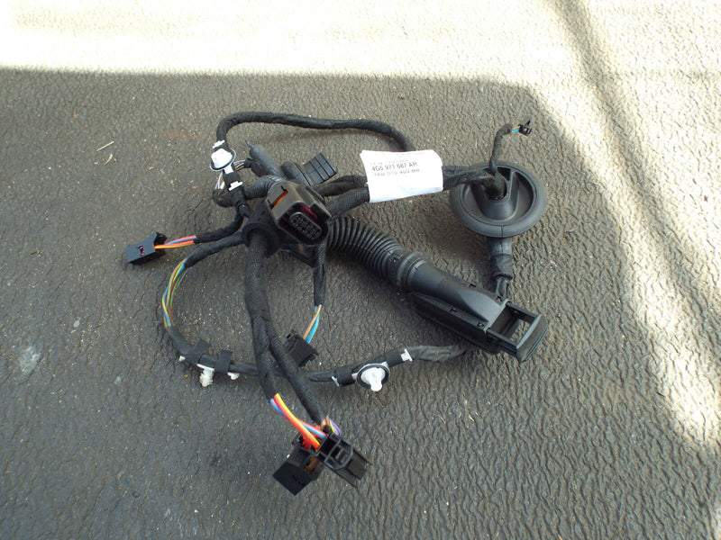 Audi A6 C7 11-14 Rear Door Wiring Loom Harness Both Side N/S O/S 4G5 971 687AR