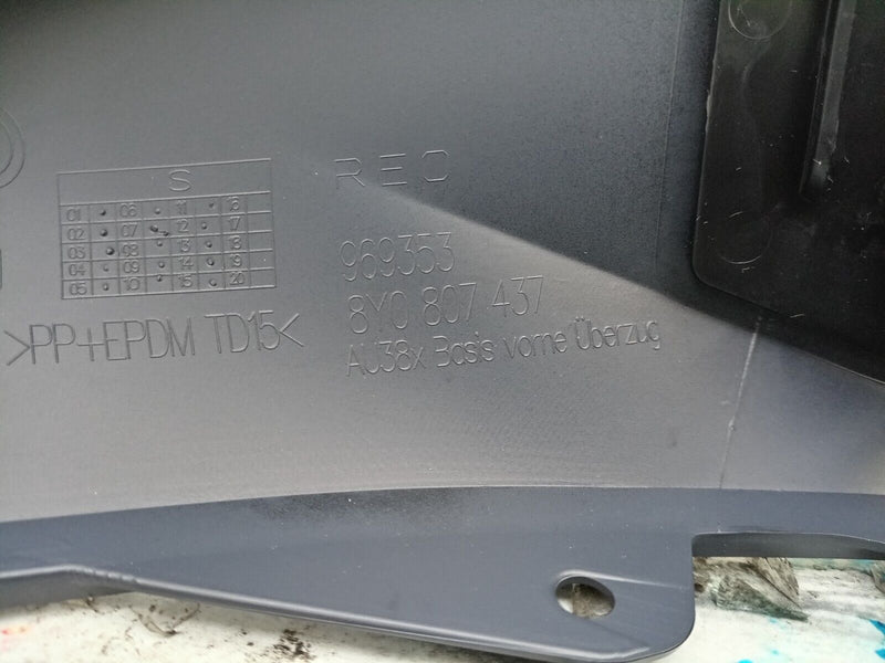 AUDI A3 S LINE HATCHBACK 2020-ON FRONT BUMPER PRIMED 8Y0807437