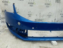 SKODA OCTAVIA III MK3 2013-2016 BLUE FRONT BUMPER GENUINE 5E0807221N