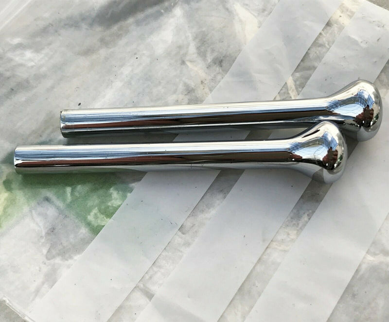 ROLLS ROYCE - GENUINE DASHBOARD PAIR BUTTON KNOB 2x CONTROL in CHROME