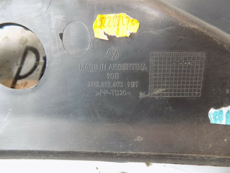 VW AMAROK 2010-ON WINDSCREEN WIPER SCUTTLE PANEL 2H2819403