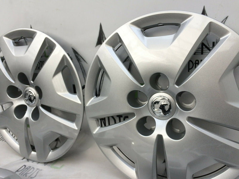 VAUXHALL ASTRA INSIGNIA ZAFIRA MERIVA OEM 2x 16" WHEEL TRIMS CAP COVER 13219398