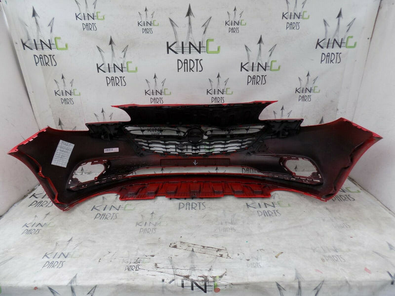 VAUXHALL CORSA E (X15) 2014-2019 RED FRONT BUMPER GENUINE 39003567
