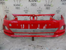 VW POLO 2017-2018 FRONT BUMPER IN RED GENUINE 4x PDC  2GS807221