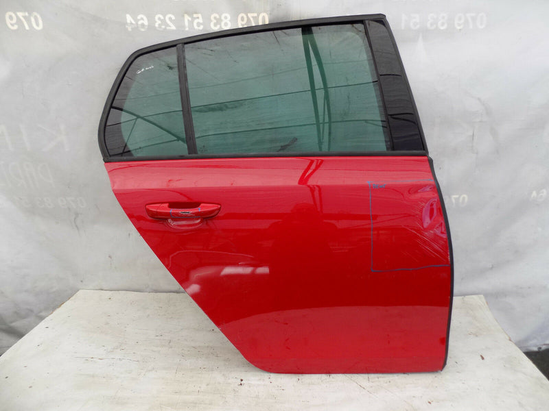 VW GOLF MK6 VI 08-11 OEM REAR DOOR, WINDOW GLASS, HANDLE, WIRING LOOM RIGHT SIDE