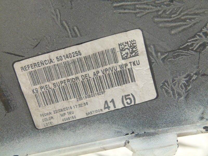 PEUGEOT PARTNER 2018-ON FRONT BUMPER TOP PANEL UPPER PART 9816754277