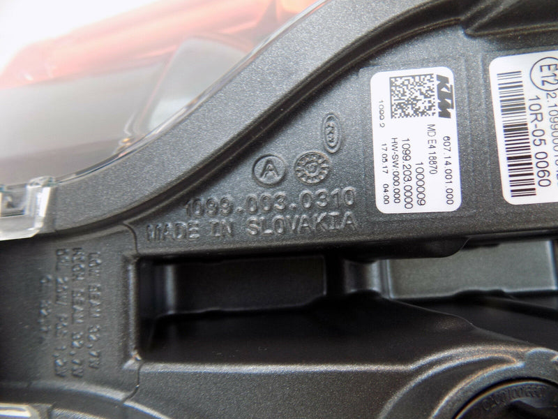 KTM 1290 SUPER ADVENTURE R S 2017 FRONT FULL LED GENUINE HEADLIGHT LAMP LIGHT