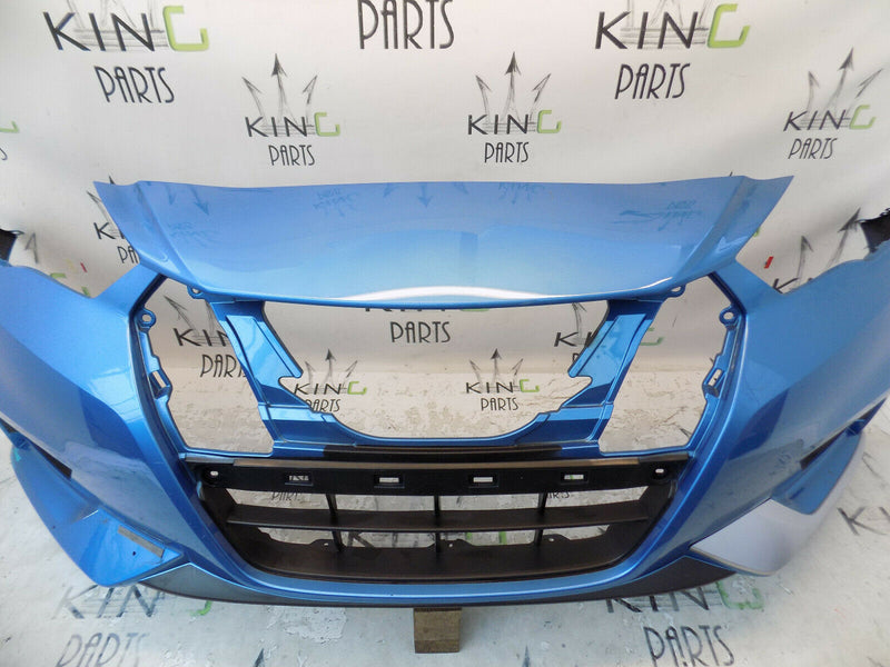 NISSAN MICRA K14 MK5 2017 - ON BLUE FRONT BUMPER GENUINE 62022-5FA0H