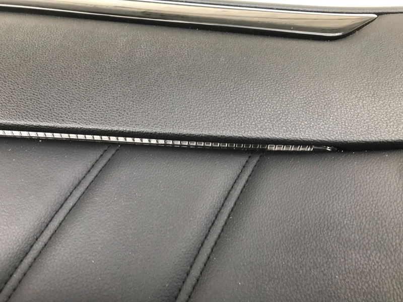 MERCEDES W212 2010-2015 FRONT DOOR LEATHER CARD COVER RIGHT DRIVER SIDE