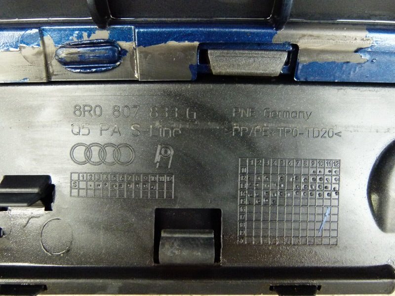 AUDI Q5 8R S-LINE 2012-2016 REAR BUMPER GENUINE 8R0807833