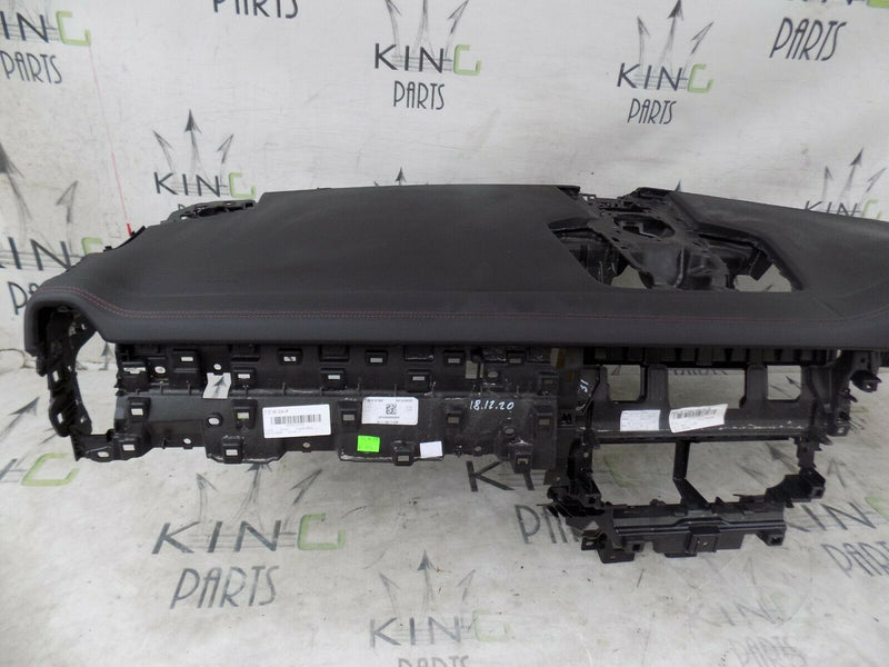 PORSCHE CAYENNE 9Y0/9Y3 2018-ON DASHBOARD GENUINE BLACK & RED LEATHER