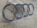 AUDI CHROME EMBLEM BADGE GENUINE