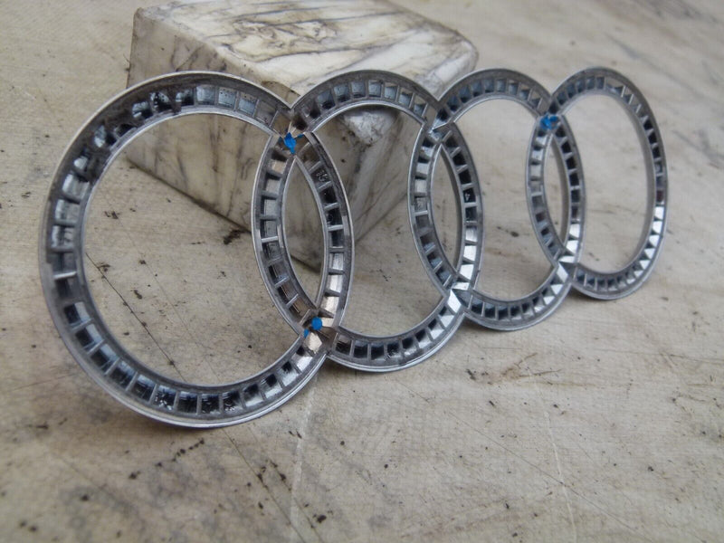 AUDI CHROME EMBLEM BADGE GENUINE