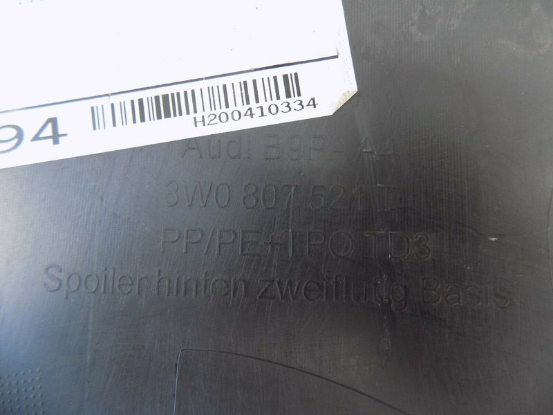 AUDI A4 B9 2016-ON REAR BUMPER LOWER DIFFUSER COVER TRIM 8W0807521