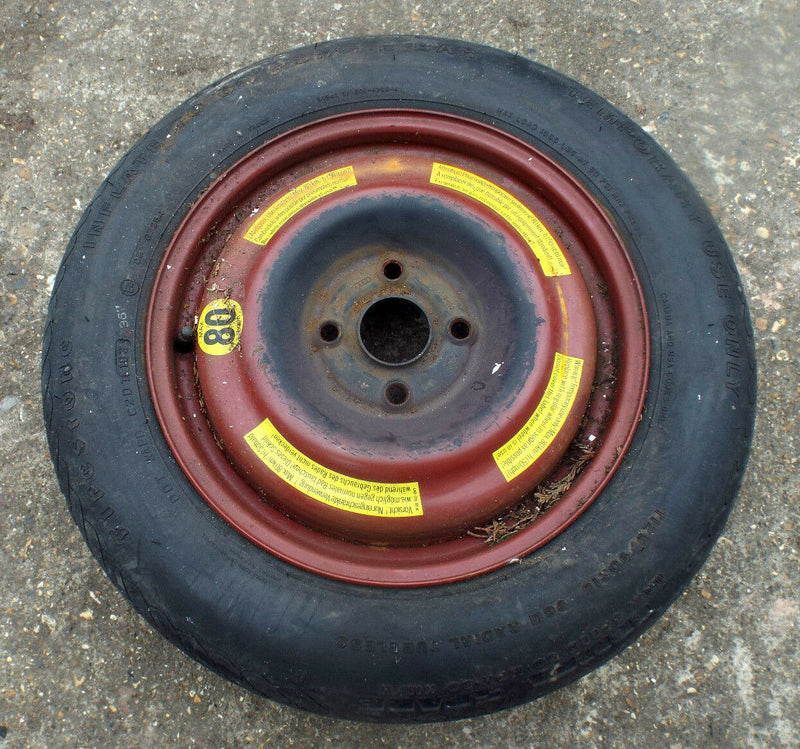 Audi 80 Convertible B4 2.8 - 100 Spare Space Saver  Wheel  15' Inch 893601025D