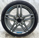 MERCEDES A W176 AMG GENUINE ALLOY WHEEL RIM 18" 7.5J ET52 TYRE 225/40 R18