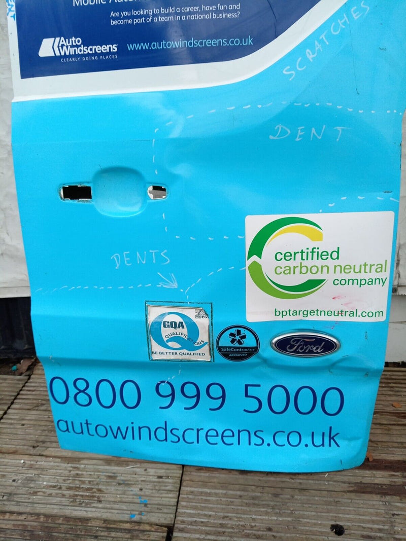 FORD TRANSIT CUSTOM **HIGH ROOF 2013-22 REAR DOOR PANEL RIGHT DRIVER SIDE