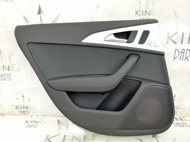 AUDI A6 C7 2011-2014 AVANT REAR DOOR CARD BLACK LEFT PASSENGER SIDE NS 4G0867305