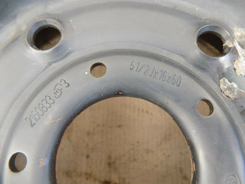 FORD TRANSIT MK8 & OTHER MODELS BLACK STEEL RIM BK211007FB 6 1/2JX16X60