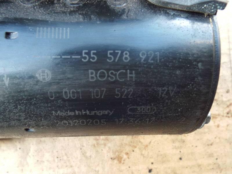 Vauxhall Corsa D 2006-2013 1.2 A12XER Engine Starter Motor 55578921 0001107522