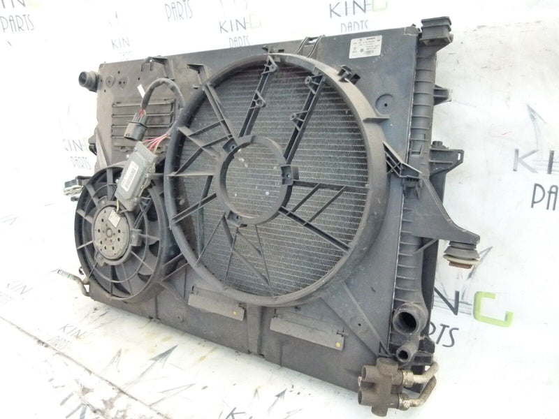AUDI Q7 VW TOUAREG 2.5 3.0 TDI AIR CON A/C CONDENSER & COOLING FAN RADIATOR