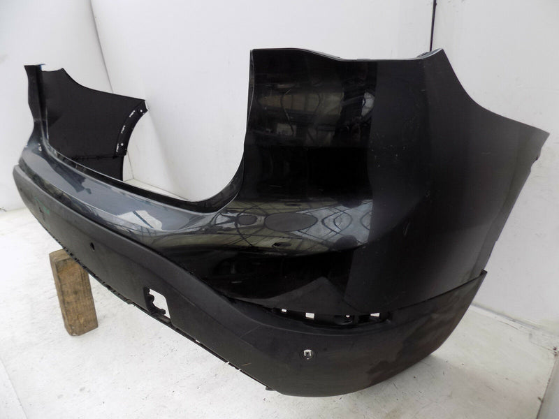 BMW X1 F48 2016 2017 BLACK REAR BUMPER GENUINE GENUINE PDC HOLES
