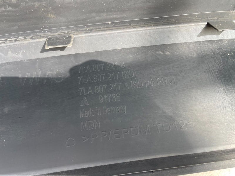 VW TRANSPORTER T6.1 2019-ON FACELIFT FRONT BUMPER GENUINE 7LA807221