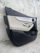 MERCEDES C CLASS W205 2014-2021 PASSENGER SIDE FRONT DOOR CARD BLACK & BEIGE #