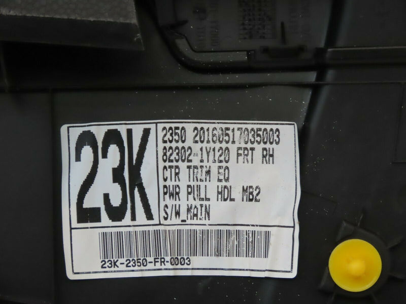 KIA PICANTO MK2 2011-2015 FRONT RIGHT DOOR CARD INNER PANEL 82302-1Y120