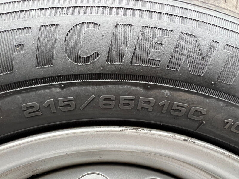 FORD TRANSIT CUSTOM STEEL WHEEL RIM & TYRE 215/65/15 6.5J ET53 KK21-1015-A