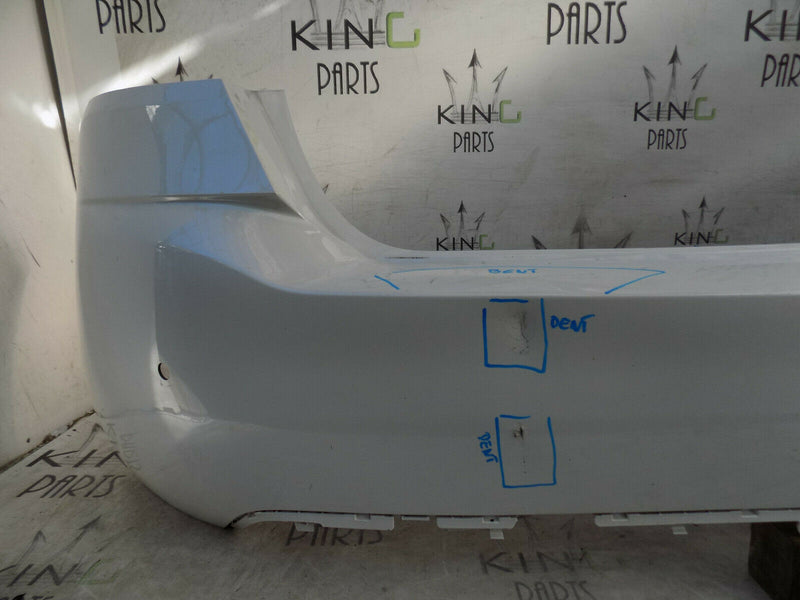 PEUGEOT 308 (T9) MK2 2013-2017 HATCHBACK WHITE REAR BUMPER GENUINE