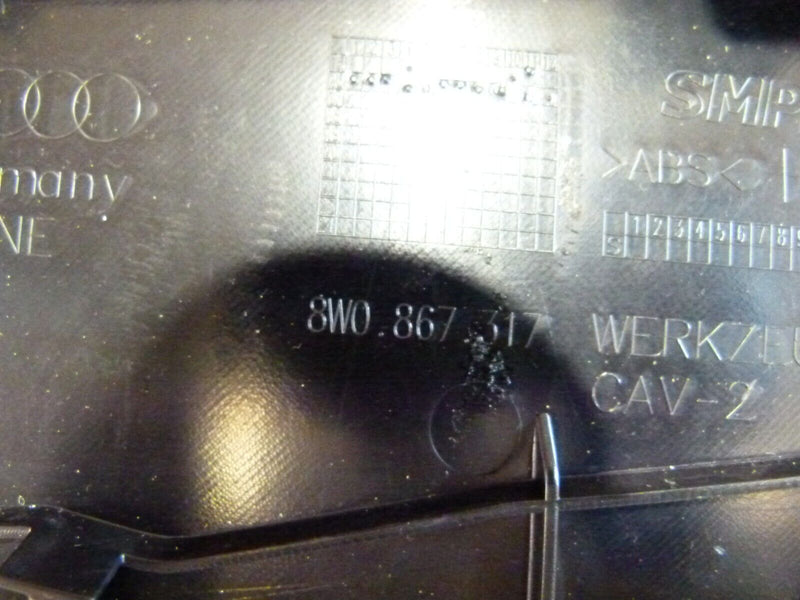 AUDI A4 S4 8W B9 2016-ON REAR LEFT SIDE DOOR CARD CLOTH 8W0867487