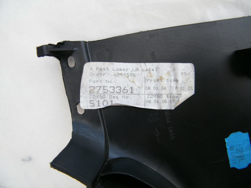 MINI COOPER S R56 R57 2006-2013 LEFT SIDE LOWER TRIM PANEL SKIRT COVER SILL N/S