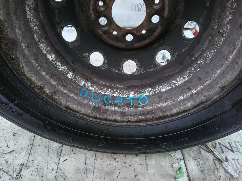 DUCATO BOXER RELAY 16" STEEL WHEEL ET68 + TYRE 235/65/16C