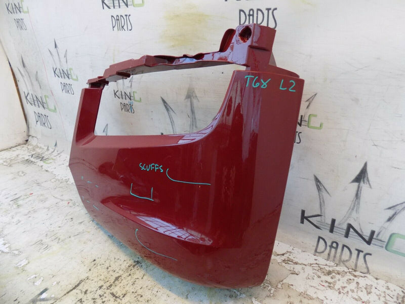 MAN TGX EURO 6 2020-ON  LEFT BUMPER CORNER UPPER BURGUNDY OEM 171136390100