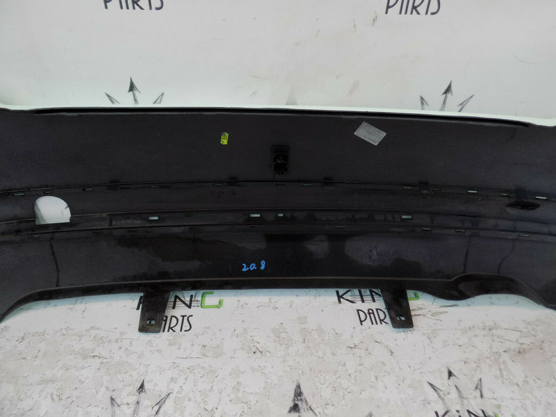 FIAT 500 C391 2007-2013 WHITE REAR BUMPER PDC GENUINE 735425627