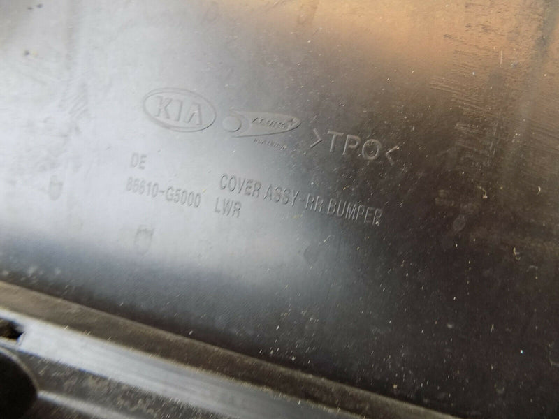 KIA NIRO 2016-2018 LOWER PART REAR BUMPER GENUINE 86610-G5000