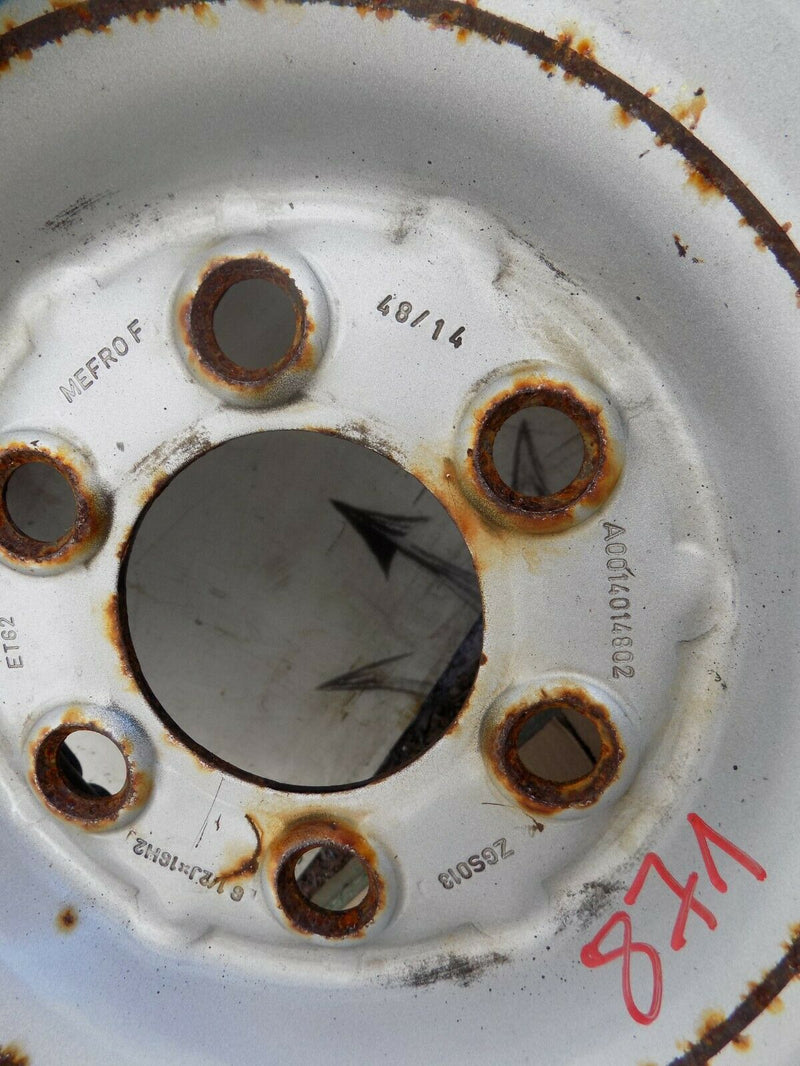 MERCEDES SPRINTER 2013 16" W906  STEEL WHEEL 6.5jx16H2 ET62 PCD 6X130