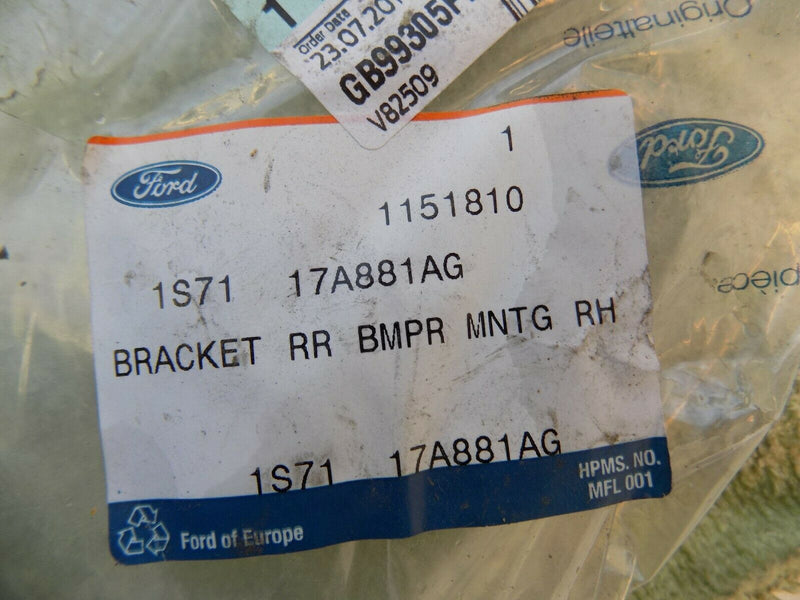 FORD MONDEO MK3 2001-2006 REAR BUMPER RIGHT BRACKET HOLDER GUIDE 1151810 /S56-15