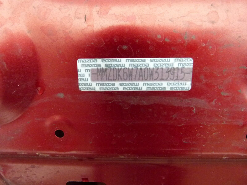 MAZDA 3 CX3 CX-3 GENUINE FRONT BONNET HOOD PANEL in RED