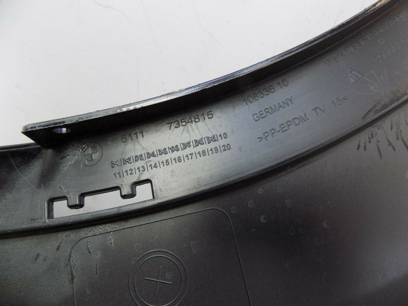 BMW X1 F48 sDRIVE SE 2016 2017 BLACK FRONT BUMPER GENUINE 5111 7354815