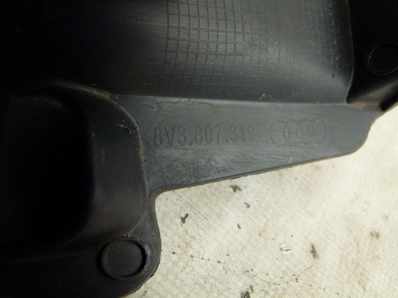 AUDI A3 8V 2012-16 FRONT BUMPER LEFT CLOSING PART GENUINE 8V3807319